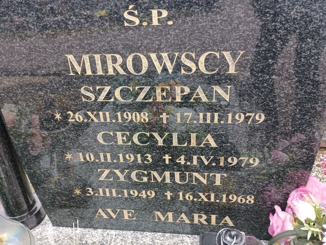 Szczepan Mirowski 1908 Drawsko Pomorskie - Grobonet - Wyszukiwarka osób pochowanych