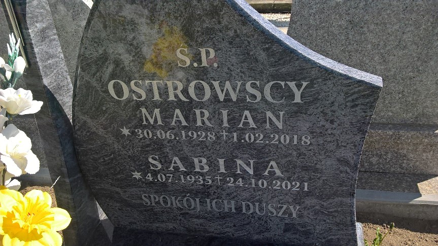 Marian Ostrowski 1928 Drawsko Pomorskie - Grobonet - Wyszukiwarka osób pochowanych