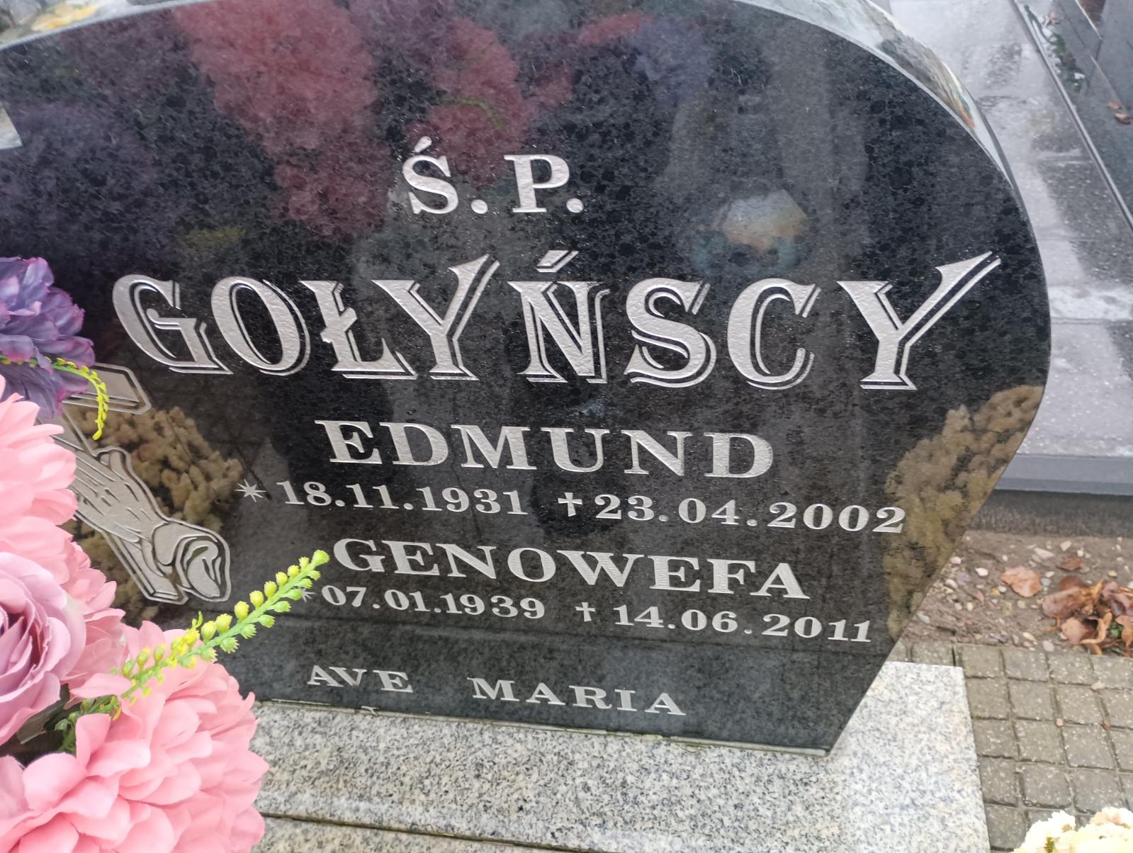 Grób Genowefa  Gołyńska