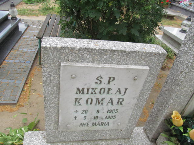 Mikołaj Komar 1905 Drawsko Pomorskie - Grobonet - Wyszukiwarka osób pochowanych