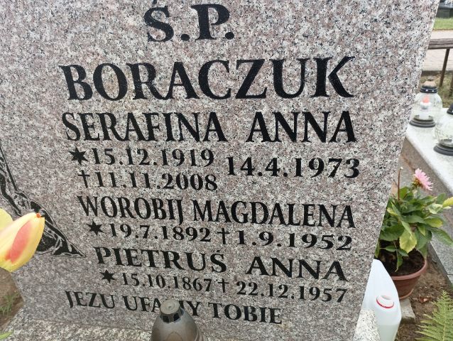 Anna Pietruś 1867 Drawsko Pomorskie - Grobonet - Wyszukiwarka osób pochowanych