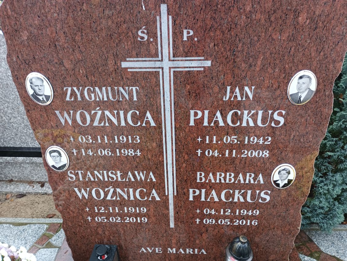 Stanisława Woźnica 1919 Drawsko Pomorskie - Grobonet - Wyszukiwarka osób pochowanych