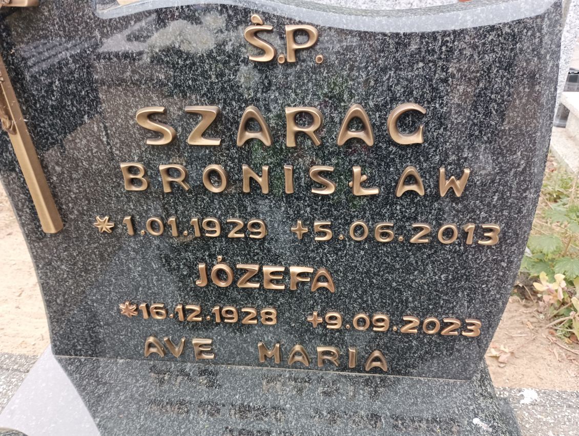 Józefa Szarag 1928 Drawsko Pomorskie - Grobonet - Wyszukiwarka osób pochowanych