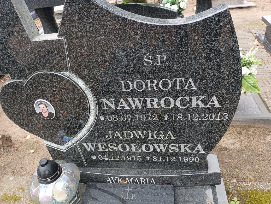 Dorota Nawrocka  1972 Drawsko Pomorskie - Grobonet - Wyszukiwarka osób pochowanych