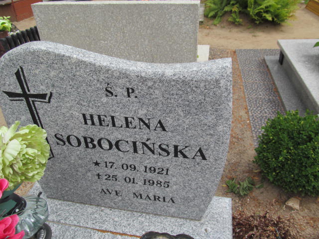 Helena Sobocińska  1921 Drawsko Pomorskie - Grobonet - Wyszukiwarka osób pochowanych