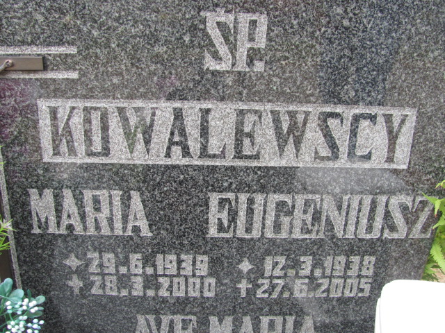 Grób Eugeniusz  Kowalewski 