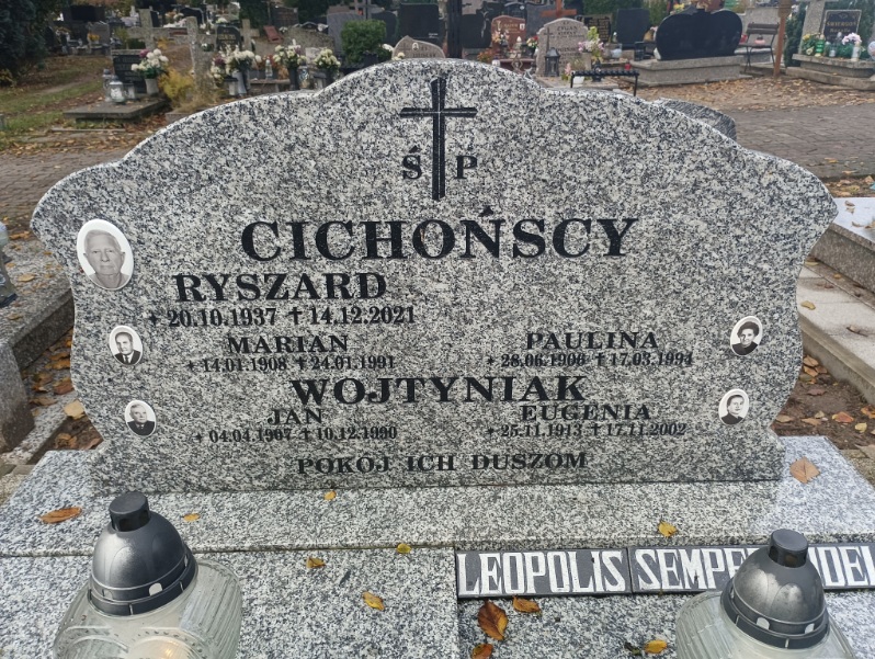 Ryszard Cichoński 1937 Drawsko Pomorskie - Grobonet - Wyszukiwarka osób pochowanych