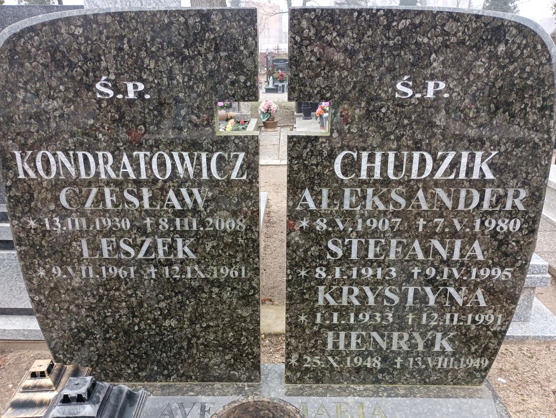 Aleksander Chudzik 1907 Drawsko Pomorskie - Grobonet - Wyszukiwarka osób pochowanych