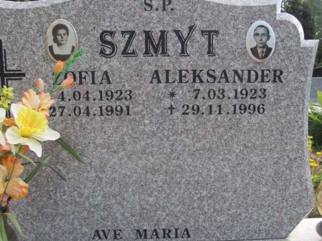 Grób Zofia Szmyt