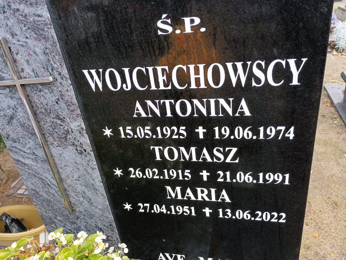 Grób Maria Wojciechowska