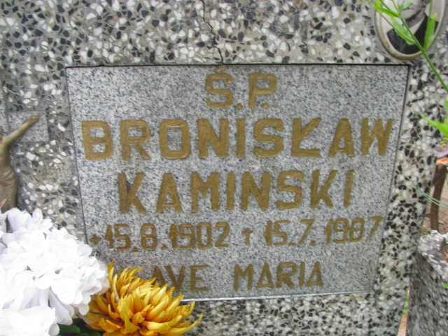 Bronisław Kamiński 1902 Drawsko Pomorskie - Grobonet - Wyszukiwarka osób pochowanych