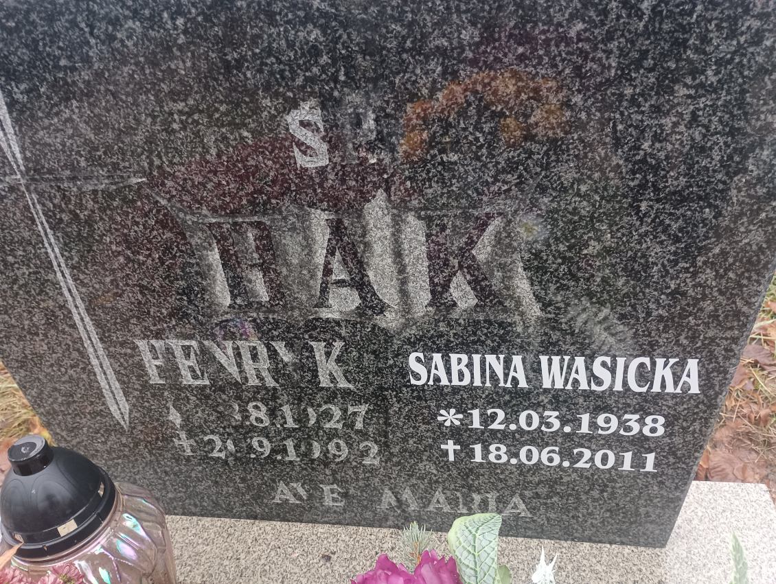 Grób Sabina Wasicka