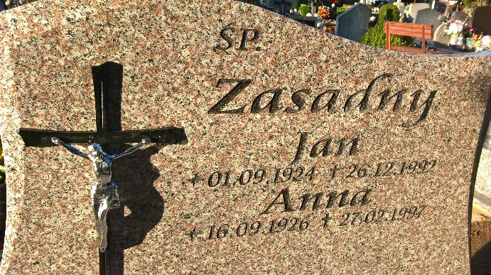 Jan Zasadny 1924 Drawsko Pomorskie - Grobonet - Wyszukiwarka osób pochowanych