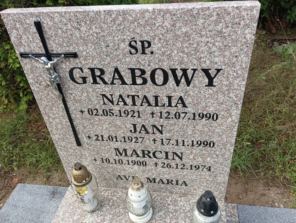 Marcin Grabowy 1900 Drawsko Pomorskie - Grobonet - Wyszukiwarka osób pochowanych