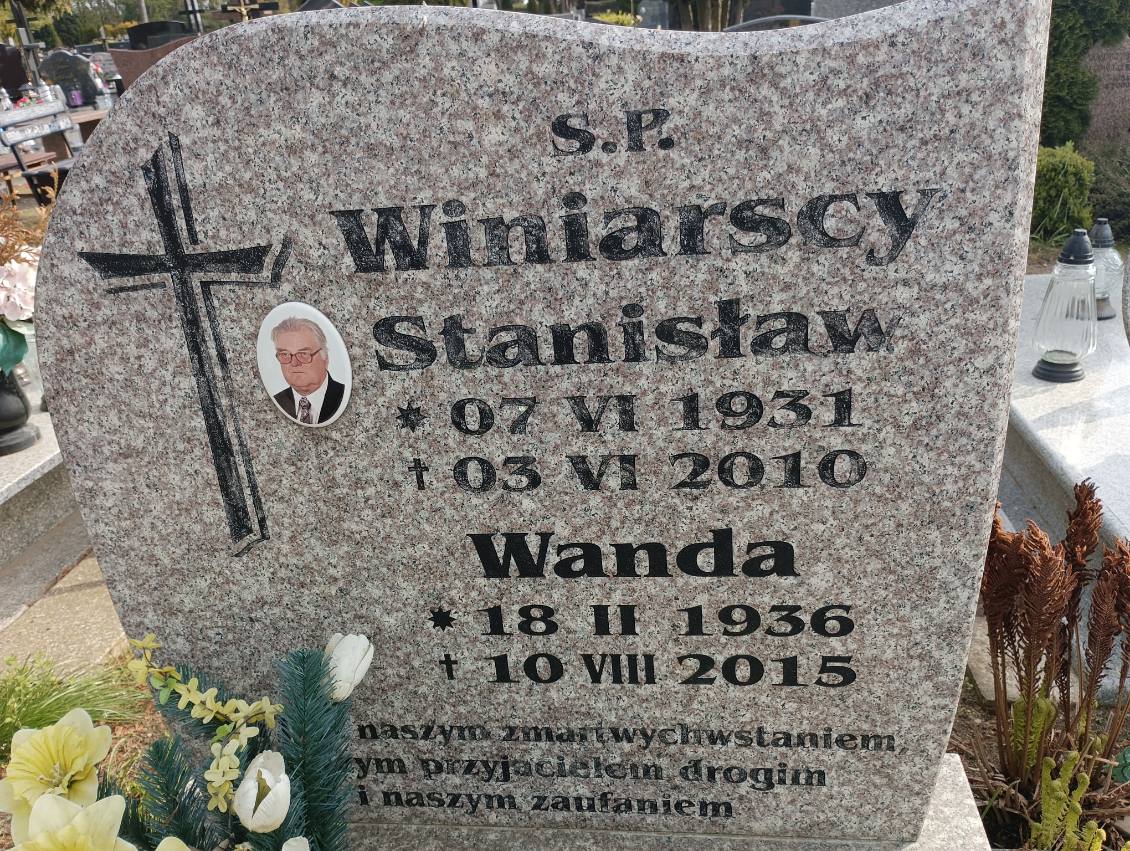 Małgorzata Winiarska 1961 Drawsko Pomorskie - Grobonet - Wyszukiwarka osób pochowanych