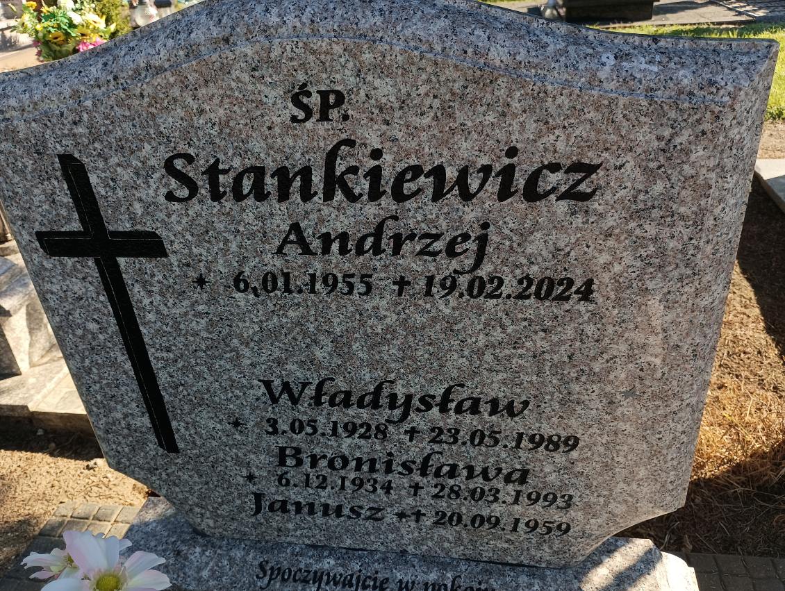 Janusz Stankiewicz 1959 Drawsko Pomorskie - Grobonet - Wyszukiwarka osób pochowanych