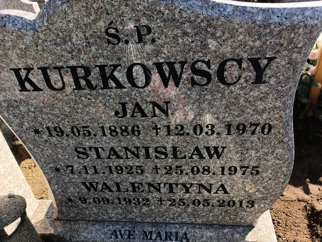 Grób Jan Kurkowski