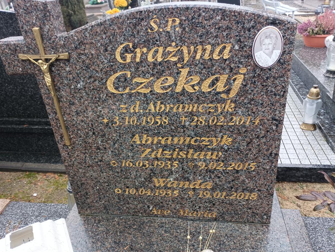 Grażyna Czekaj 1958 Drawsko Pomorskie - Grobonet - Wyszukiwarka osób pochowanych