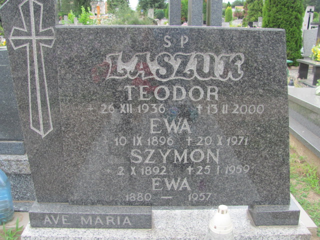 Teodor Laszuk 1936 Drawsko Pomorskie - Grobonet - Wyszukiwarka osób pochowanych