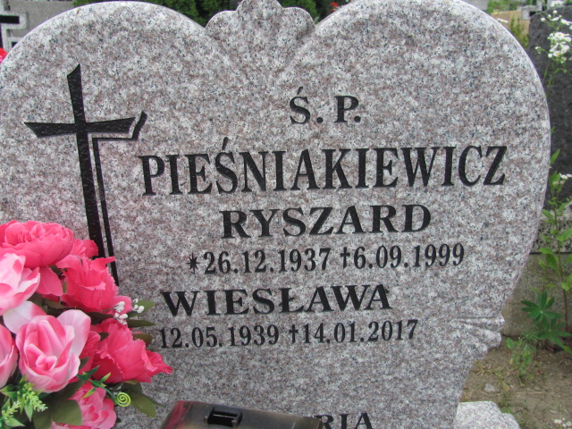 Ryszard Pieśniakiewicz 1937 Drawsko Pomorskie - Grobonet - Wyszukiwarka osób pochowanych