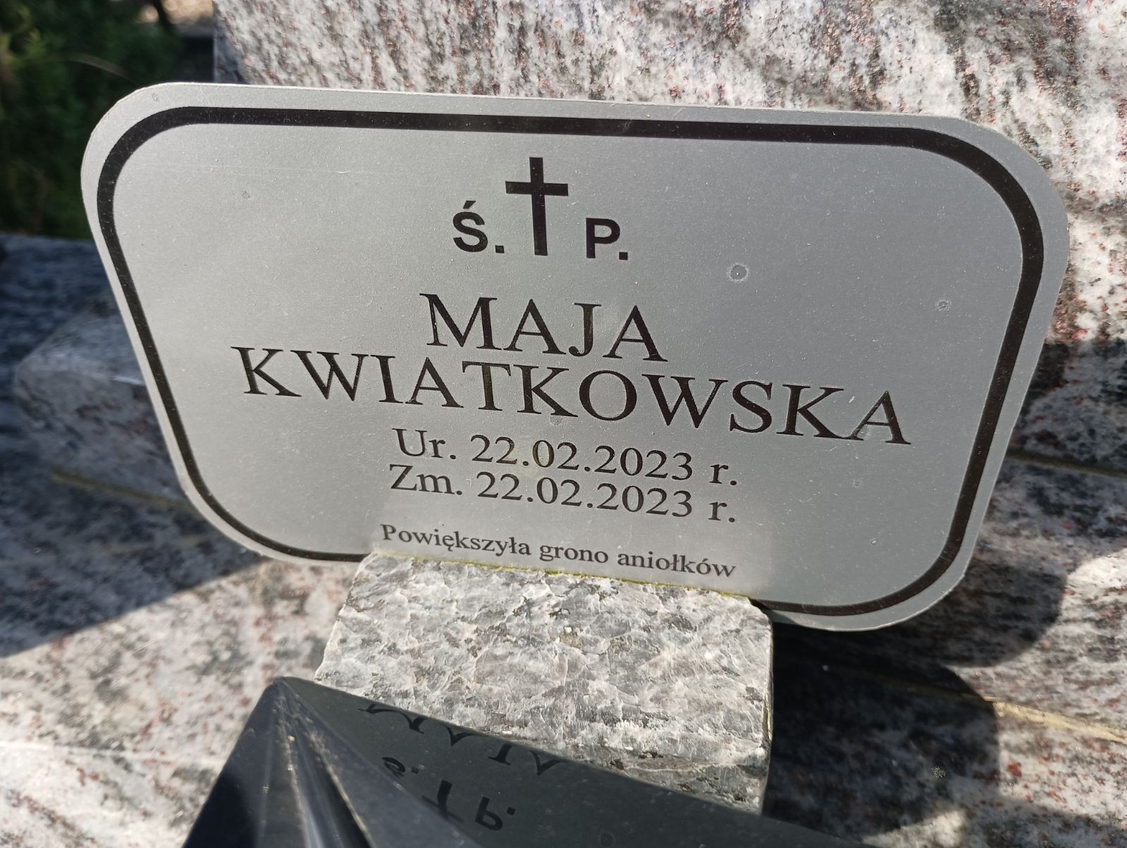 Grób Czesława Kwiatkowska