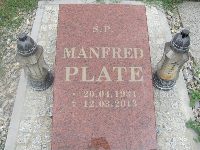 Grób Manfred  Plate 