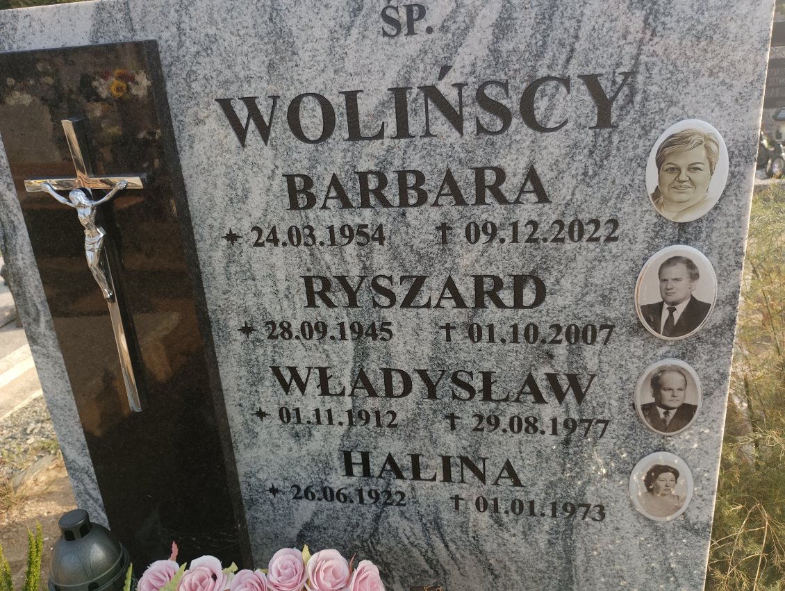 Ryszard Woliński 1945 Drawsko Pomorskie - Grobonet - Wyszukiwarka osób pochowanych