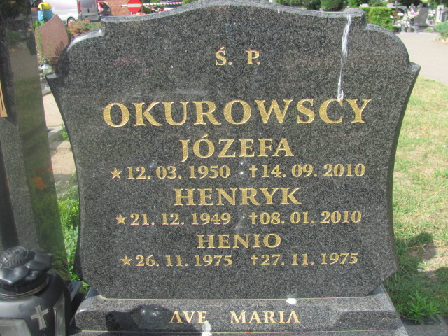 Grób Józefa  Okurowska
