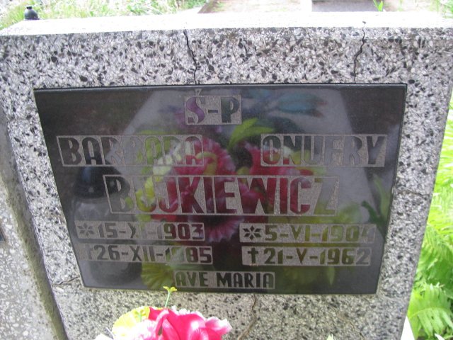 Barbara Bujkiewicz 1903 Drawsko Pomorskie - Grobonet - Wyszukiwarka osób pochowanych