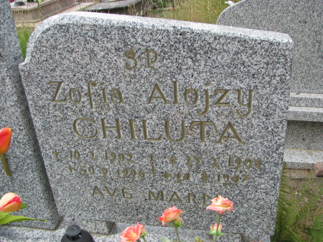 Zofia Chiluta 1902 Drawsko Pomorskie - Grobonet - Wyszukiwarka osób pochowanych