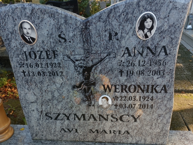 Anna Szymańska 1956 Drawsko Pomorskie - Grobonet - Wyszukiwarka osób pochowanych