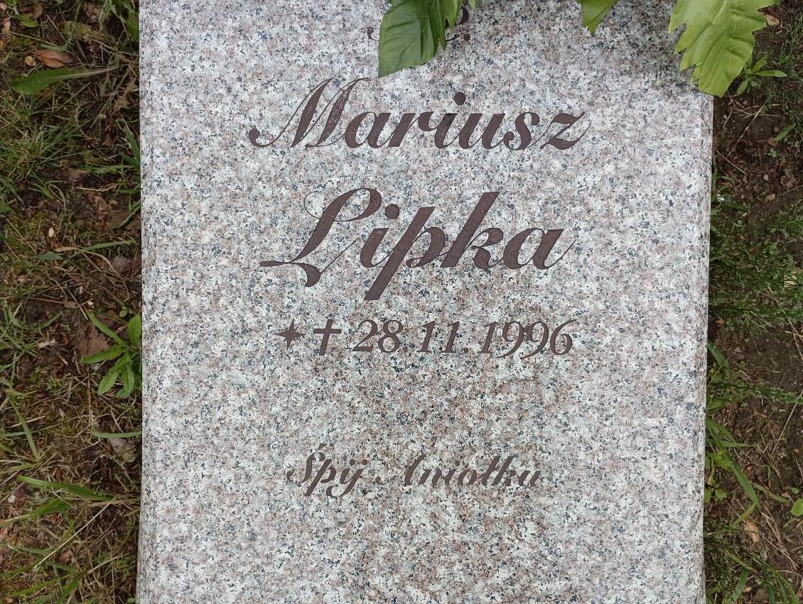 Mariusz Lipka 1996 Drawsko Pomorskie - Grobonet - Wyszukiwarka osób pochowanych