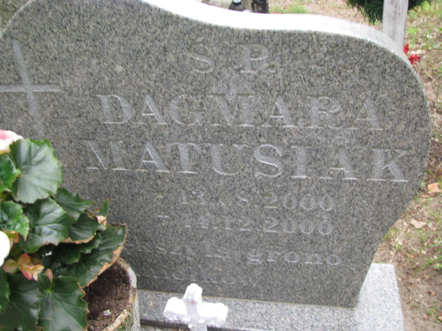 Dagmara Matusiak 2000 Drawsko Pomorskie - Grobonet - Wyszukiwarka osób pochowanych