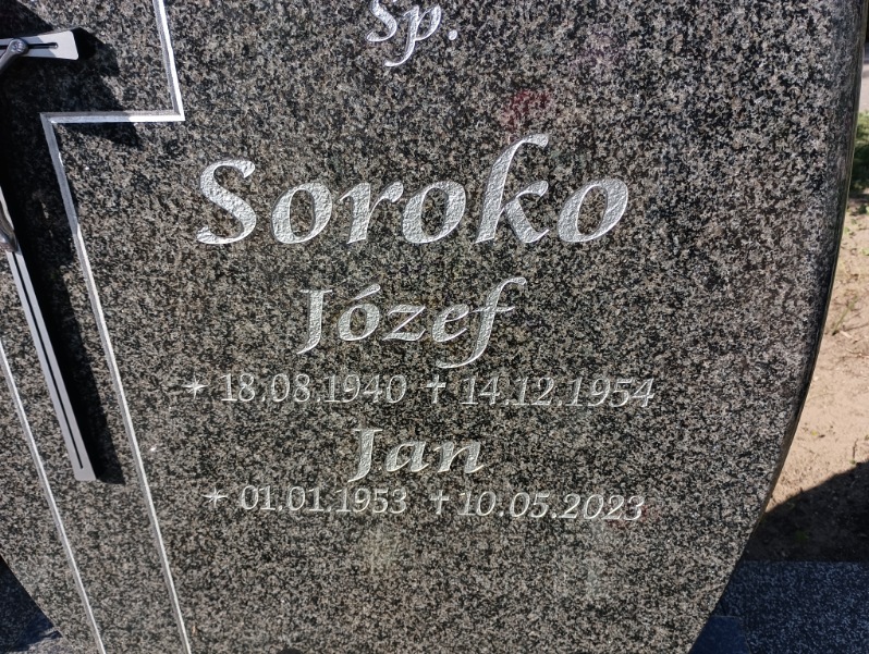 Józef Soroko 1940 Drawsko Pomorskie - Grobonet - Wyszukiwarka osób pochowanych