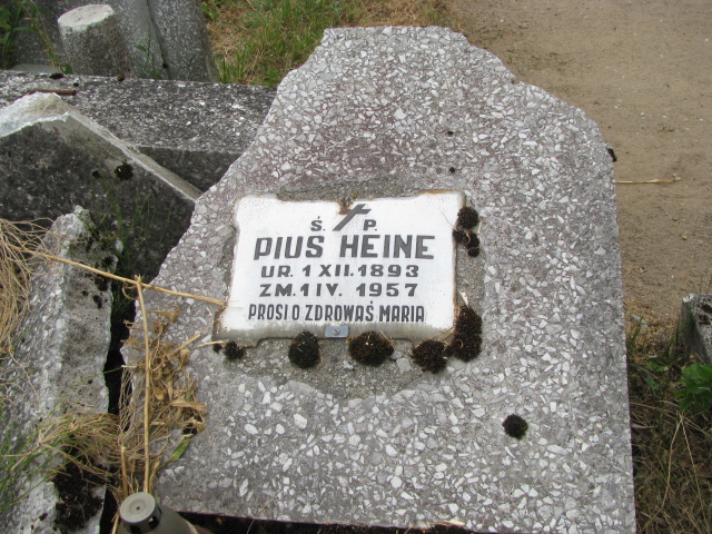 Heine Pius 1893 Drawsko Pomorskie - Grobonet - Wyszukiwarka osób pochowanych