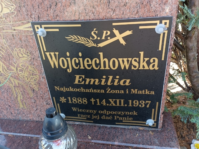 Emilia Wojciechowska 1887 Drawsko Pomorskie - Grobonet - Wyszukiwarka osób pochowanych