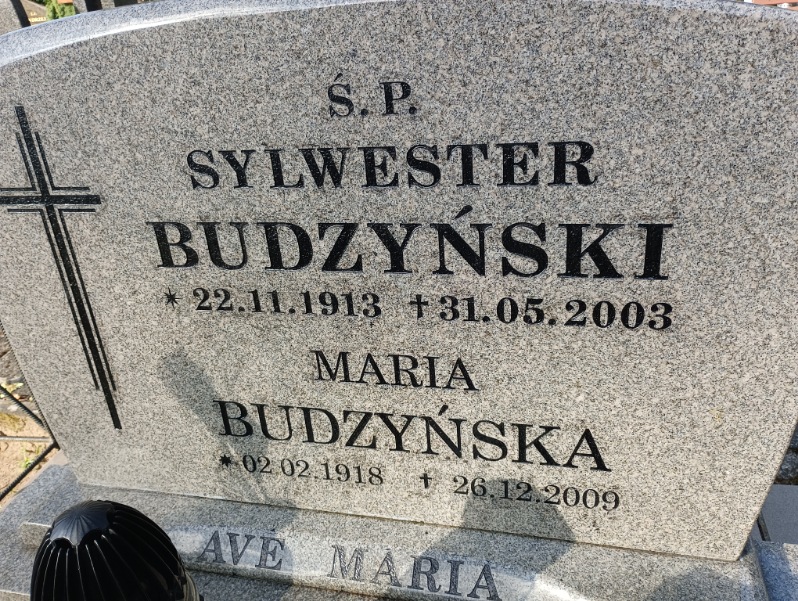 Maria Budzyńska  1918 Drawsko Pomorskie - Grobonet - Wyszukiwarka osób pochowanych