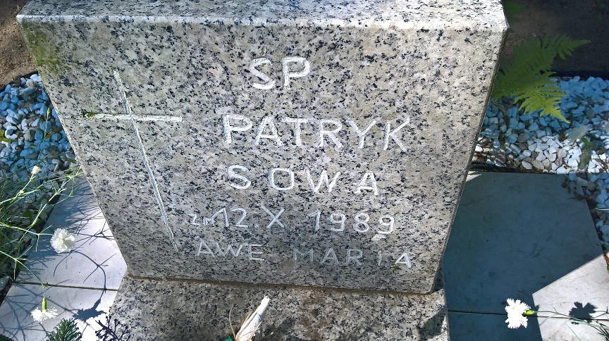 Patryk Sowa 1989 Drawsko Pomorskie - Grobonet - Wyszukiwarka osób pochowanych