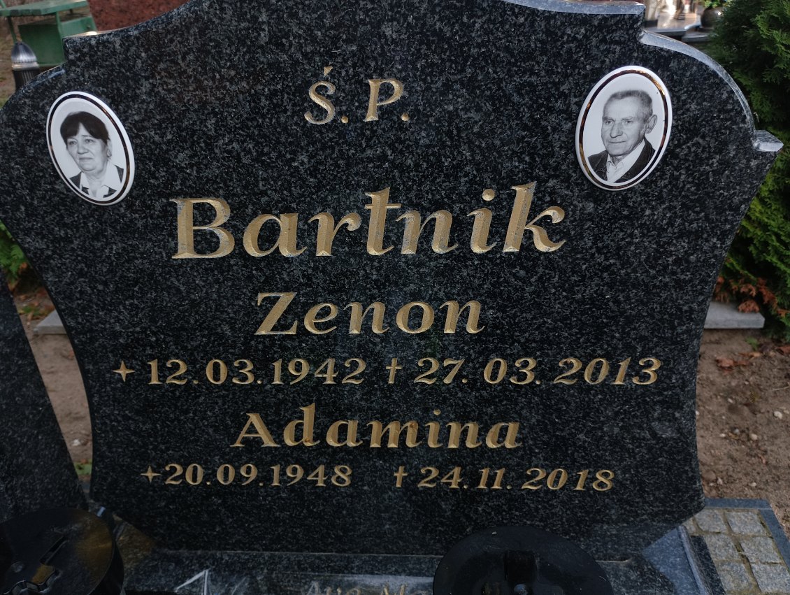 Grób Zenon Bartnik
