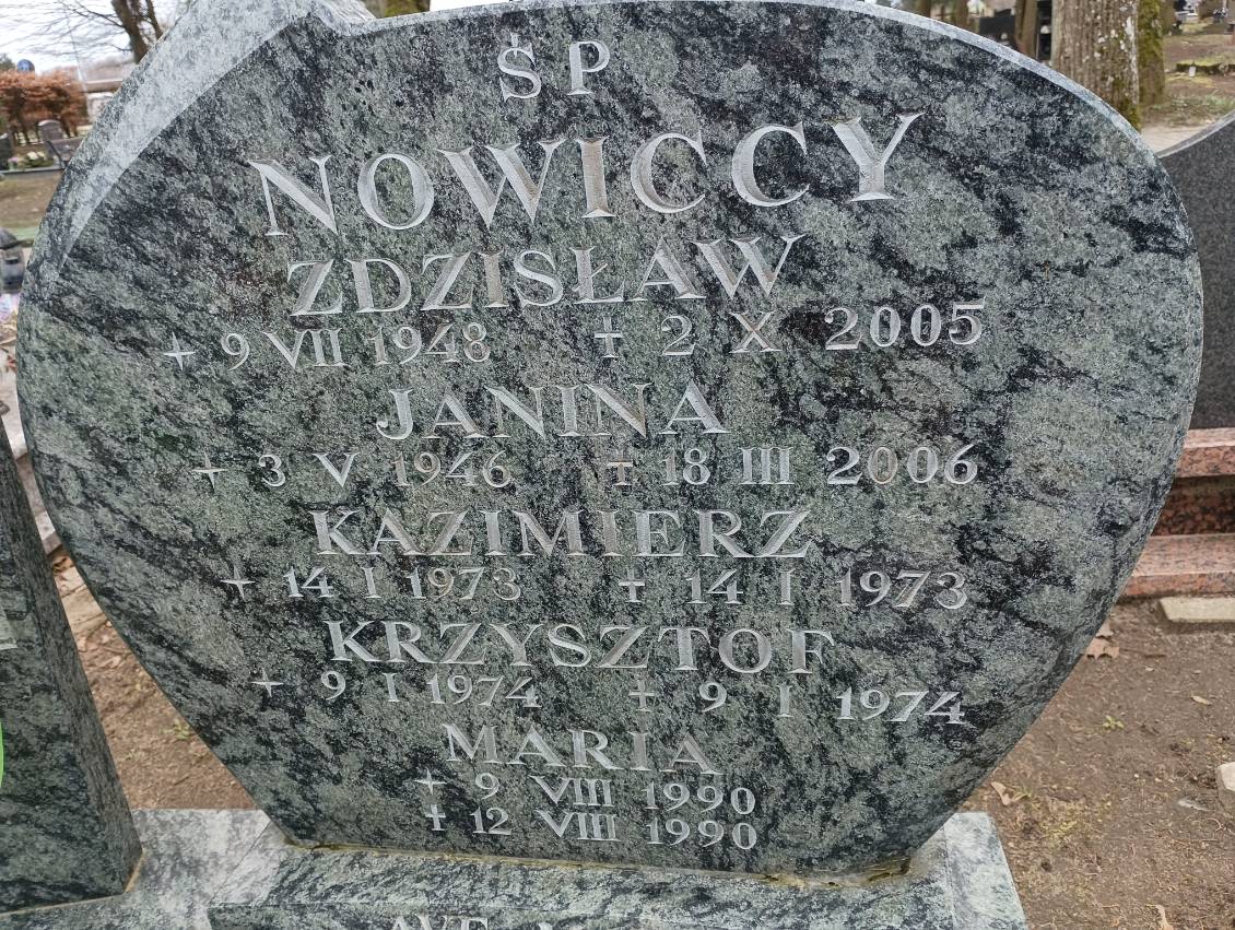 Zdzisław Nowicki 1948 Drawsko Pomorskie - Grobonet - Wyszukiwarka osób pochowanych