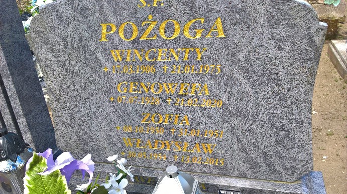 Władysław Pożoga  1954 Drawsko Pomorskie - Grobonet - Wyszukiwarka osób pochowanych