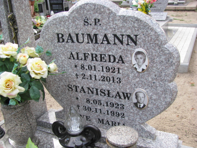 Alfreda Bauman 1921 Drawsko Pomorskie - Grobonet - Wyszukiwarka osób pochowanych