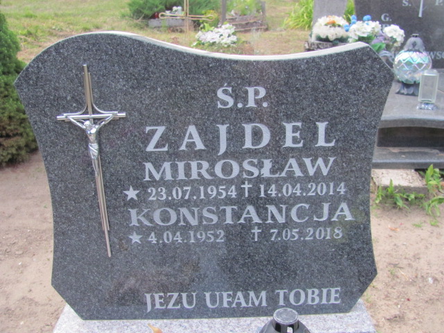 Mirosław Zajdel 1954 Drawsko Pomorskie - Grobonet - Wyszukiwarka osób pochowanych