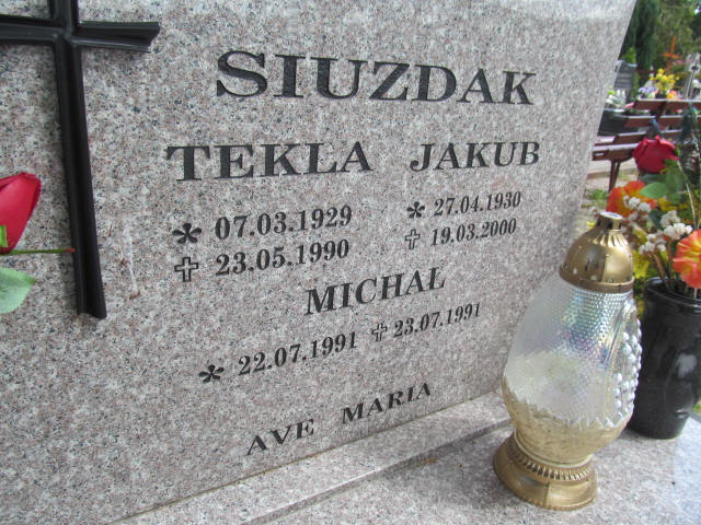 Grób Jakub Siuzdak