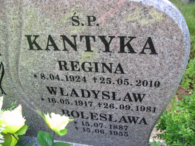 Regina Kantyka 1924 Drawsko Pomorskie - Grobonet - Wyszukiwarka osób pochowanych