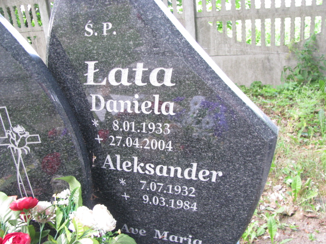 Grób Daniela Łata