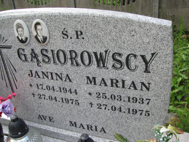 Grób Janina Gąsiorowska