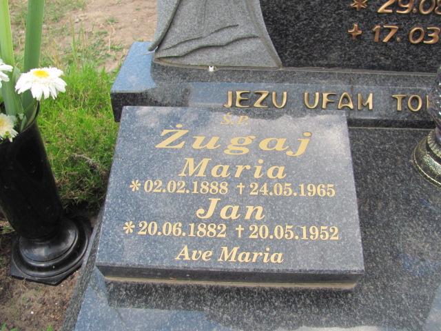 Maria Żugaj 1888 Drawsko Pomorskie - Grobonet - Wyszukiwarka osób pochowanych