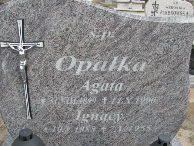 Agata Opałka 1899 Drawsko Pomorskie - Grobonet - Wyszukiwarka osób pochowanych