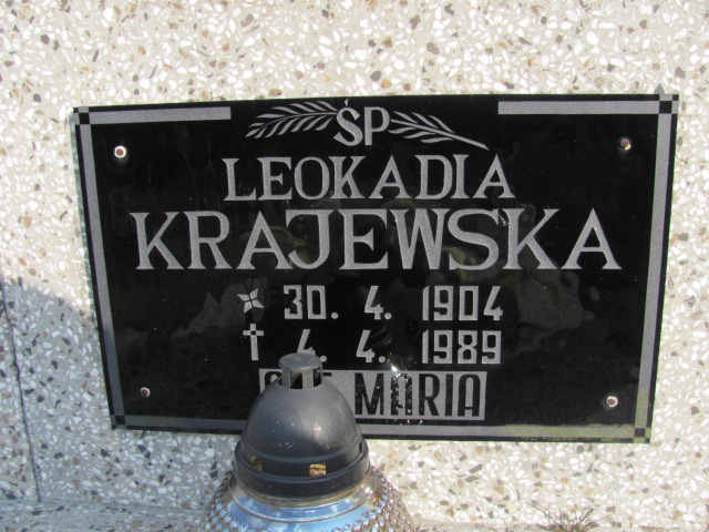 Leokadia Krajewska 1904 Drawsko Pomorskie - Grobonet - Wyszukiwarka osób pochowanych